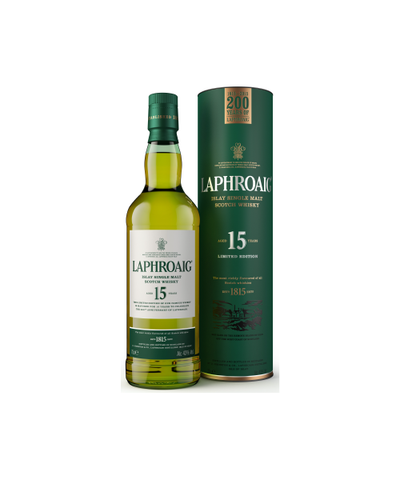Laphroaig 15 Years Old Islay Single Malt Scotch Whisky 75cl
